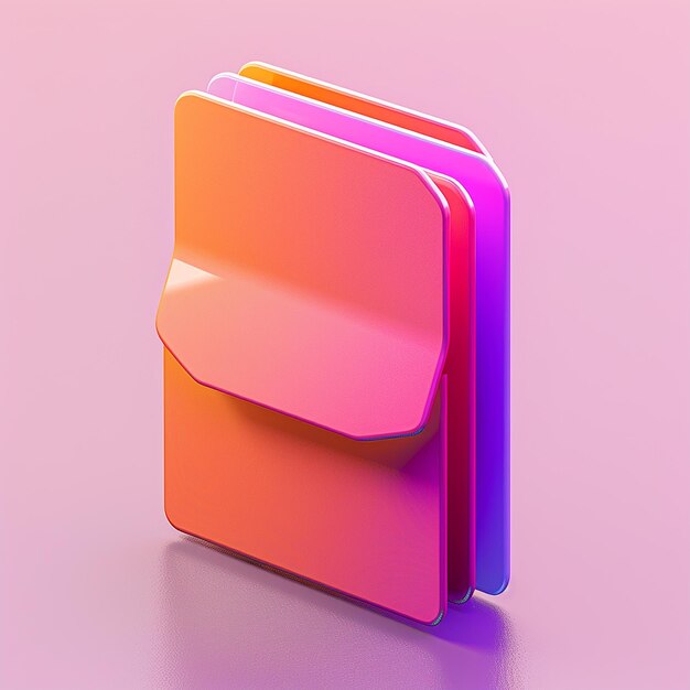 een kleurrijke kubus met een paars en oranje pad erop
