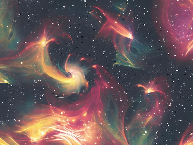 een kleurrijke melkwegachtergrond met sterren en nevel's melkweg coole achtergronden