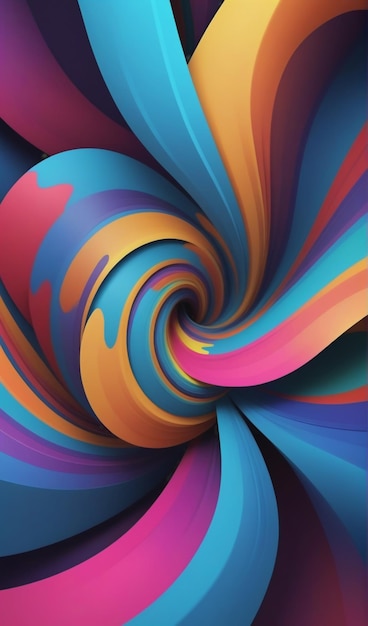 een kleurrijke reeks cirkels met verschillende kleuren
