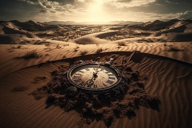 Een klok in de woestijn