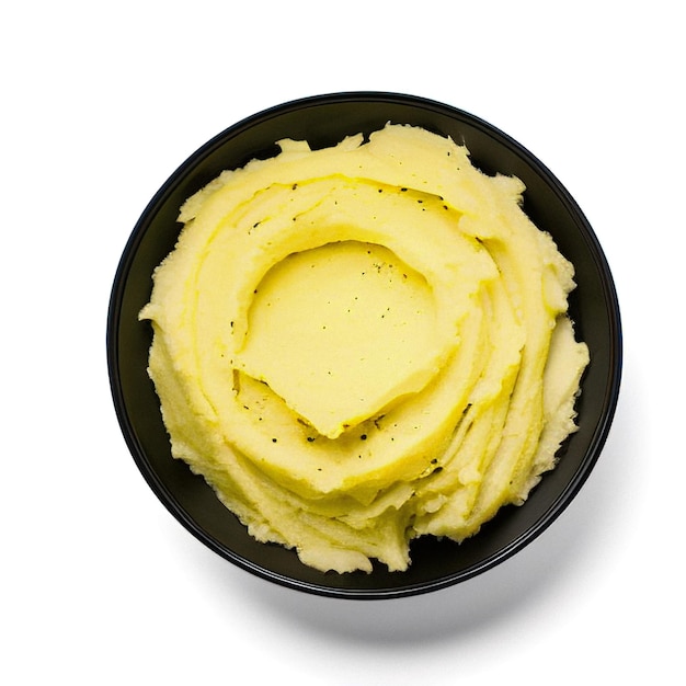 Een kom aardappelpuree