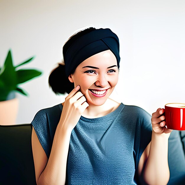 Een kop koffie drinken