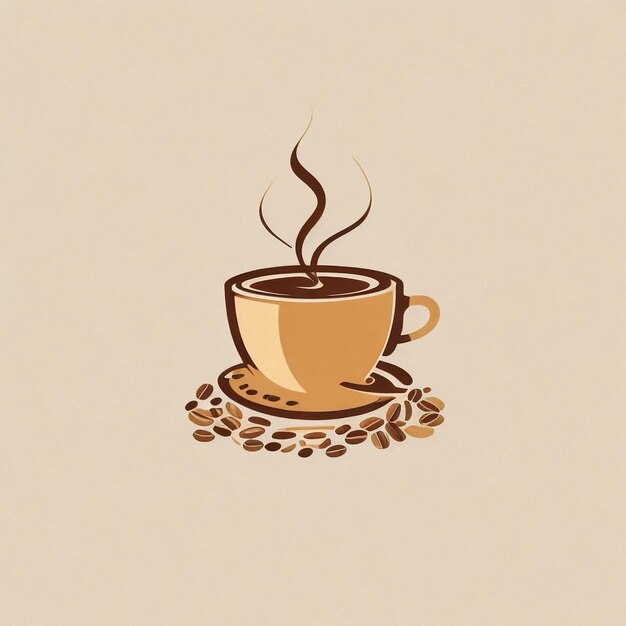 Een kop koffie logo