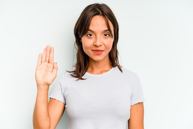 Een kopie ruimte op een handpalm houden