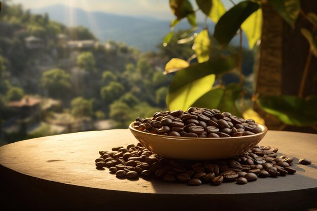 een kopje koffie volgende achtergrondontwerp