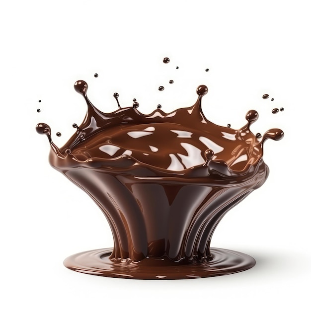 Een kroon van chocolade wordt gemaakt door de chocoladekoning