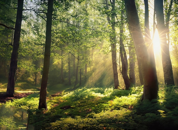 een landschapsbos