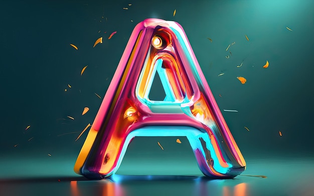 Een letter in 3D