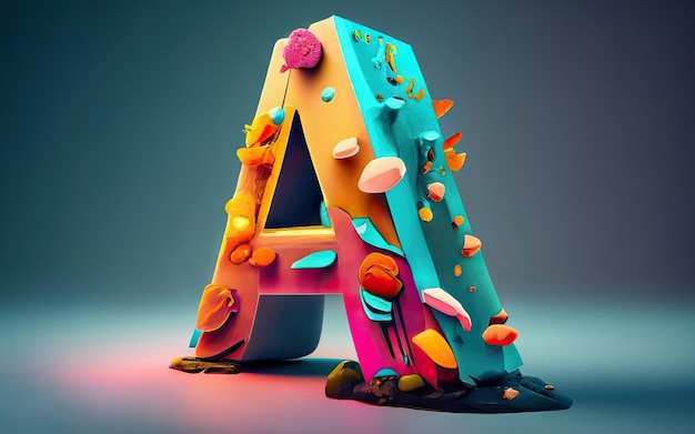 Een letter in 3D