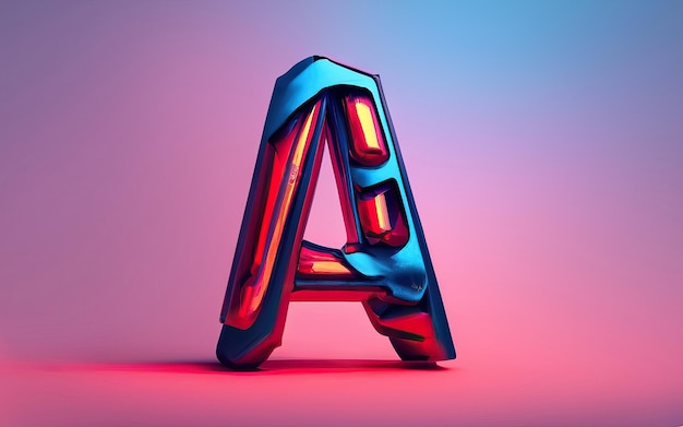 Een letter in 3D