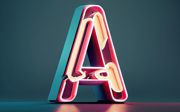 Een letter in 3D