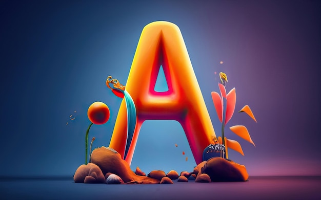 Een letter in 3D