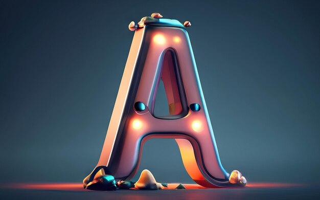 Een letter in 3D