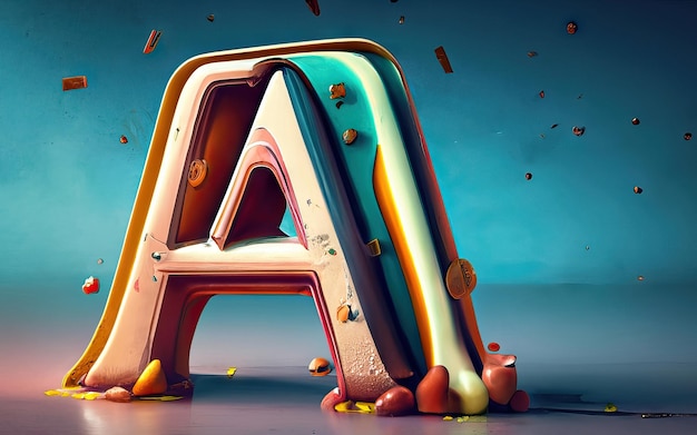 Een letter in 3D