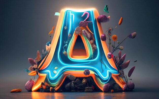 Een letter in 3D