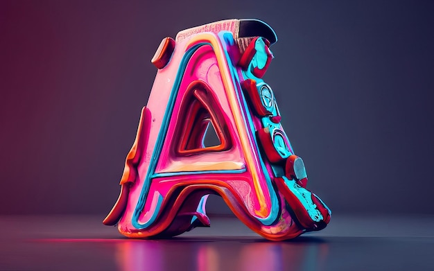 Een letter in 3D