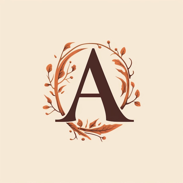 Een letter monogram logo