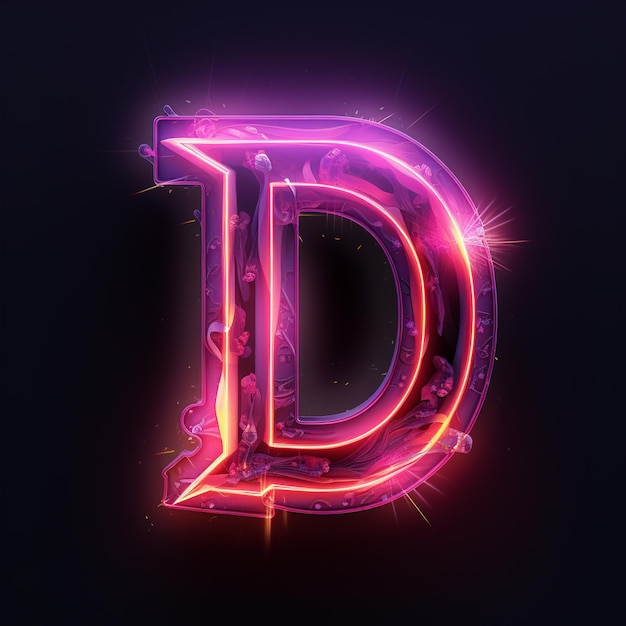 Een letter Neon Art