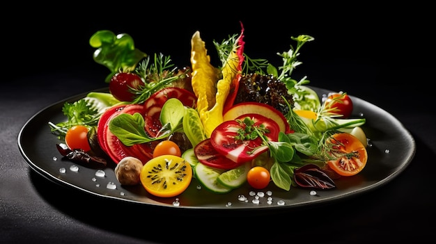 Een levendige en frisse salade boordevol kleuren en smaken