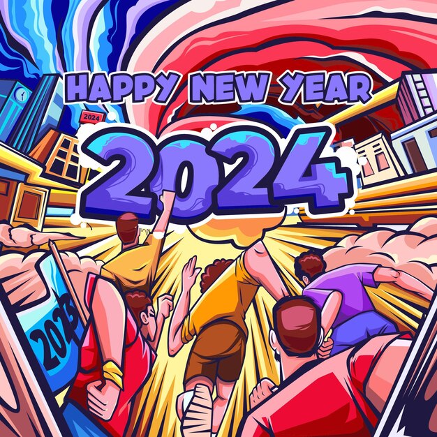 Een levendige start met de begroetingen voor 2024