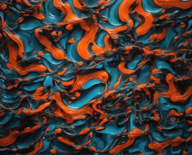 Een levendige vloeibare abstracte textuur kleurrijke aquarel achtergrond