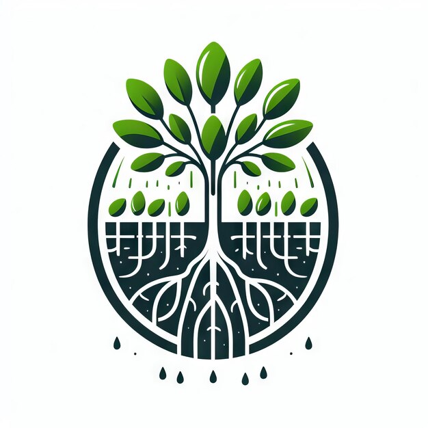 een logo voor Microgreens