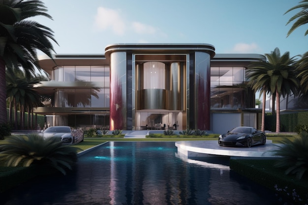 Een luxe villa in Dubai