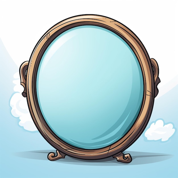 Een make-up spiegel icoon