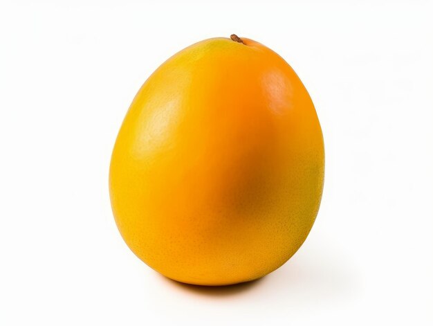 Een mango geïsoleerd op een witte achtergrond