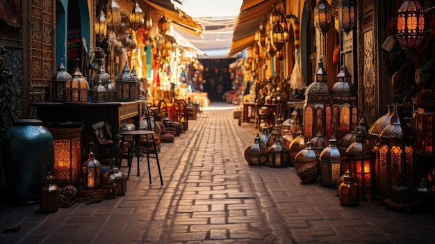 Een Marokkaanse bazaar verkennen
