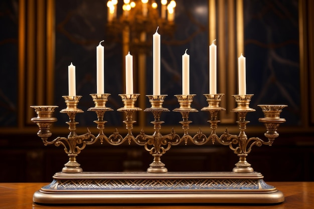 een menorah met historische betekenis