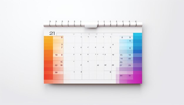 Foto een minimalistisch logo afspraak kalender boek ad hoc kleuren wit bakground