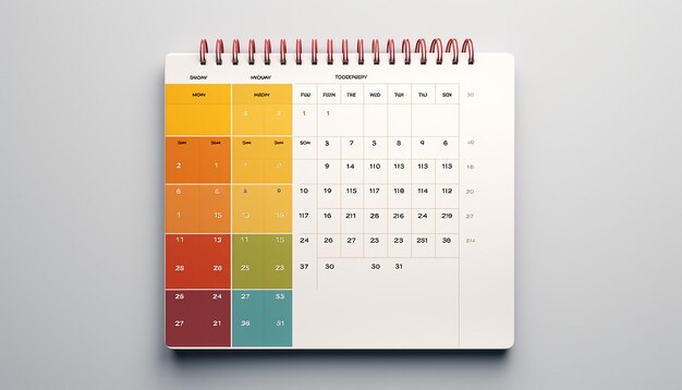 een minimalistisch logo afspraak kalender boek ad hoc kleuren wit bakground