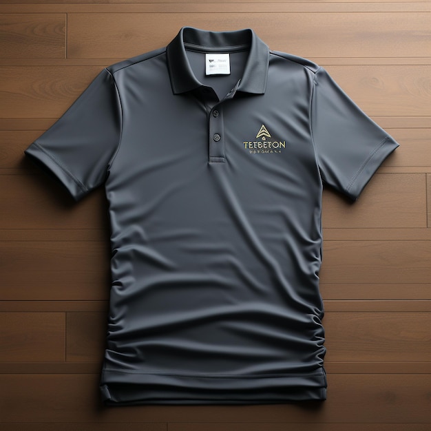 Foto een minimalistisch polo shirt mock-up