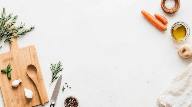 Een minimalistische keuken achtergrond met een schoon eenvoudig oppervlak perfect voor het bereiden van eten