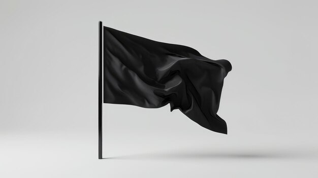 Foto een mock-up van een vlag