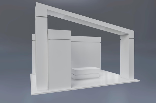 Een model van een huis met een wit dak.