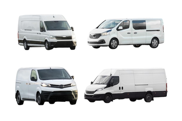 een model van een wit bedrijfsvoertuig op de weg, perfect voor uw zakelijke en verzendbehoeften