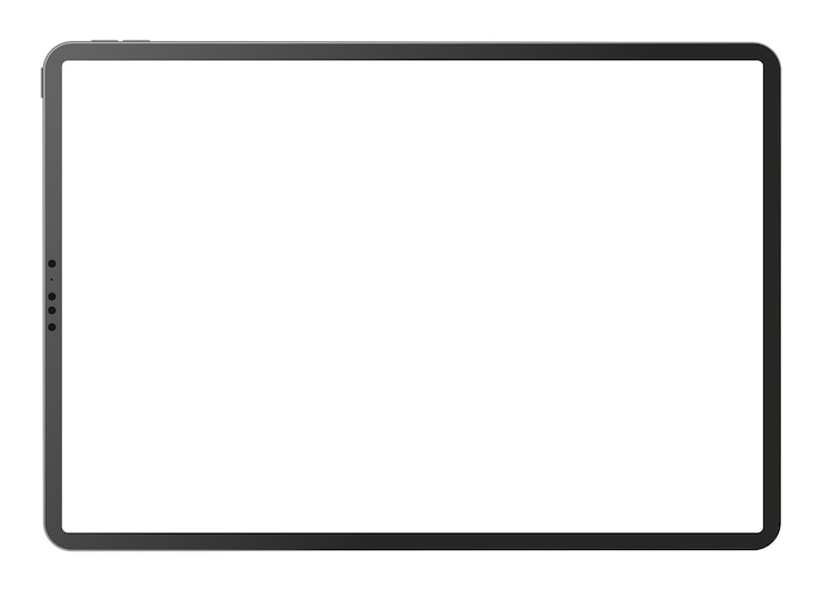 Foto een moderne tablet getekende vector