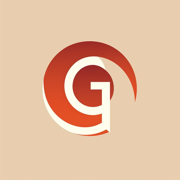 Een monogram van het logo van de letter G