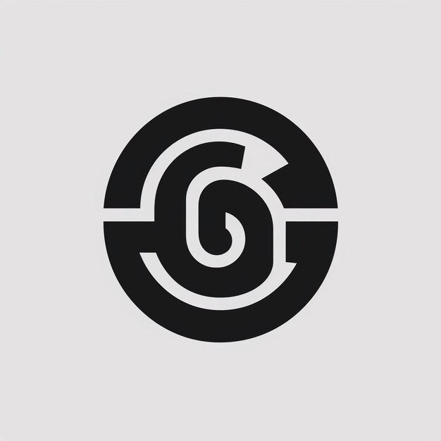 Foto een monogram van het logo van de letter g