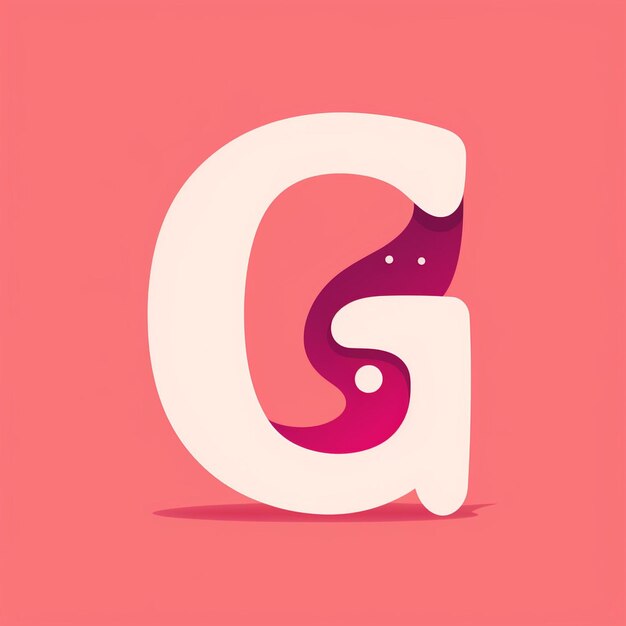 Foto een monogram van het logo van de letter g