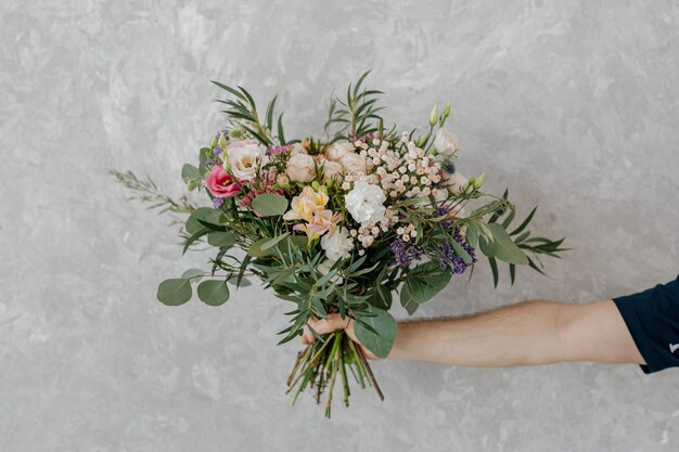 Een mooi boeket bloemen