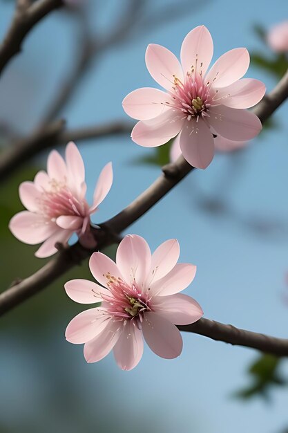 Foto een mooie bloem.