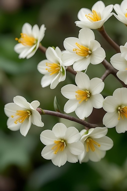 Foto een mooie bloem.