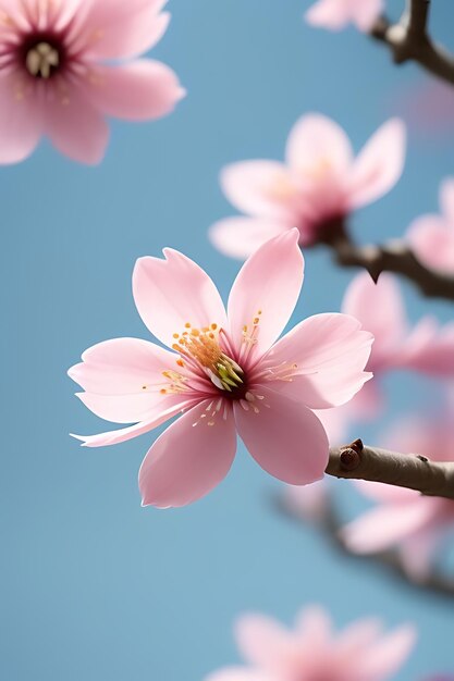 Foto een mooie bloem.