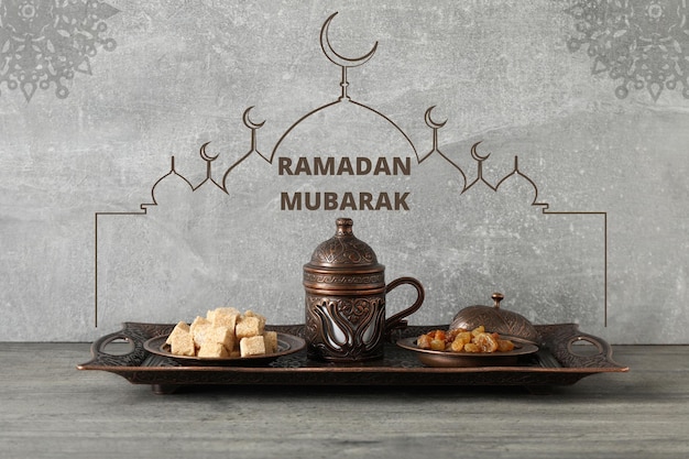 Een mooie kaartje voor de viering van de Ramadan
