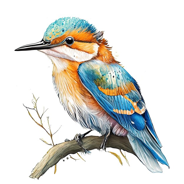 Een mooie kingfisher.