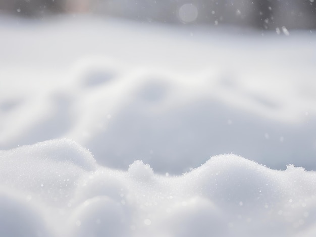 Foto een mooie vallende sneeuwachtergrond