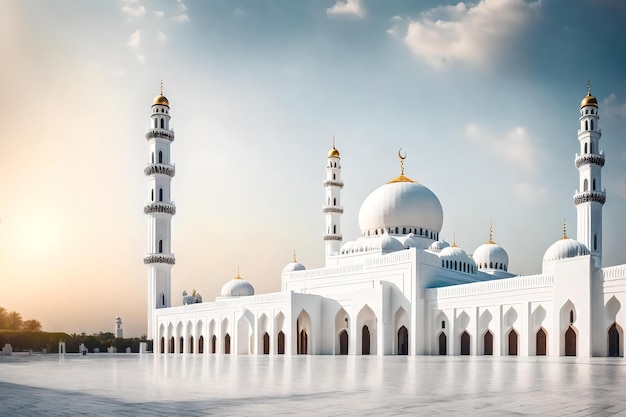 Een moskee in de stad van persoon